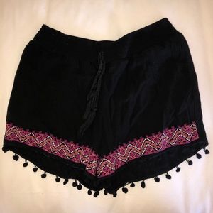 Pom-Pom flowy shorts